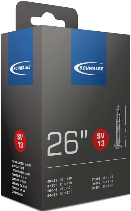 Immagine prodotto Schwalbe Sv13 (Presta (SV), 26", 40 mm)