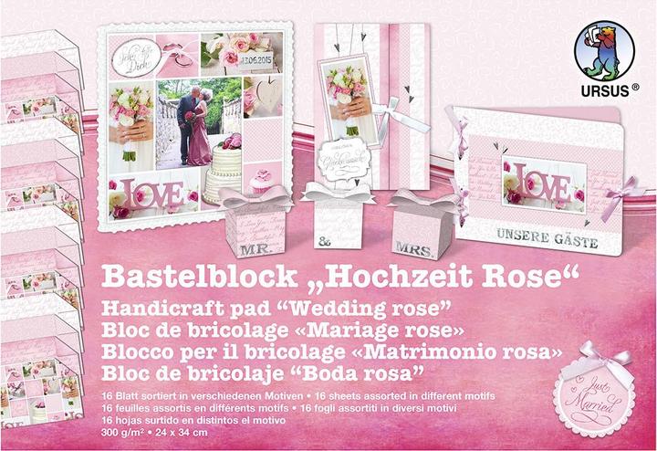 Actual product image Ursus Craft block wedding rose.1195-00-99 (16 x)