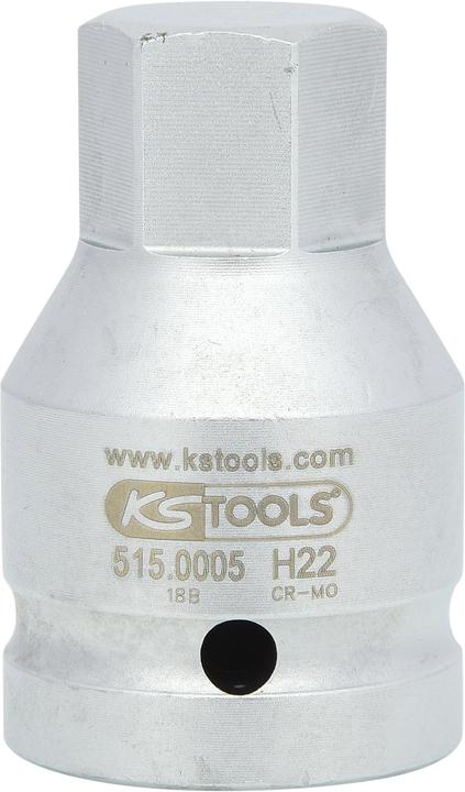 Actual product image KS Tools 3/4" power bit socket nut hexagonal socket (22 mm)
