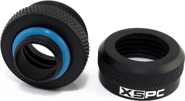 Actual product image XSPC Connection G1/4" to 14mm hardtube, black matt - 8 pieces