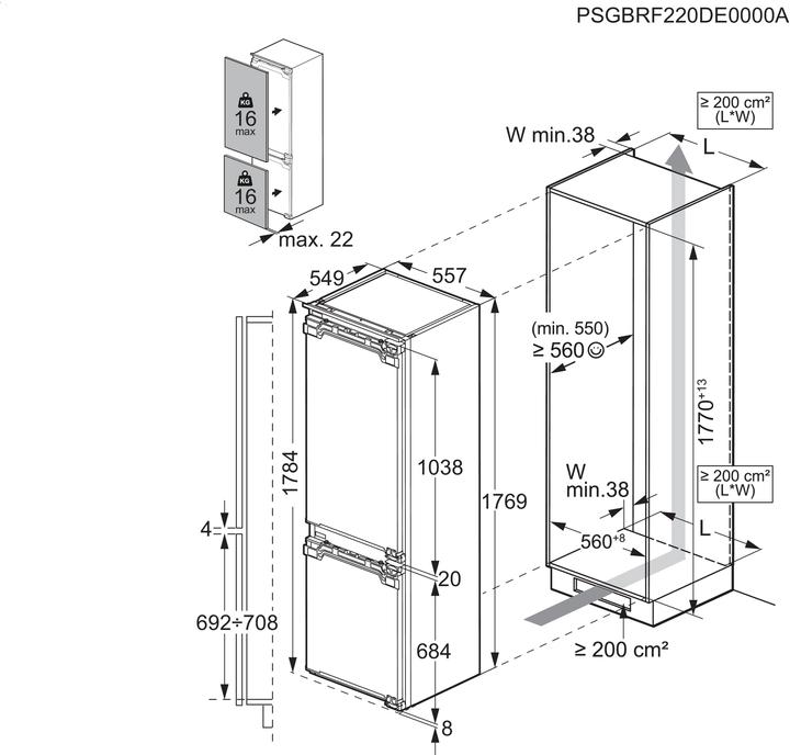Nährwerte und Zutaten AEG AIK2650R (262 l)