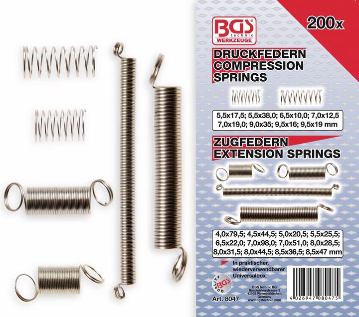 Produktbild BGS Federn-Sortiment