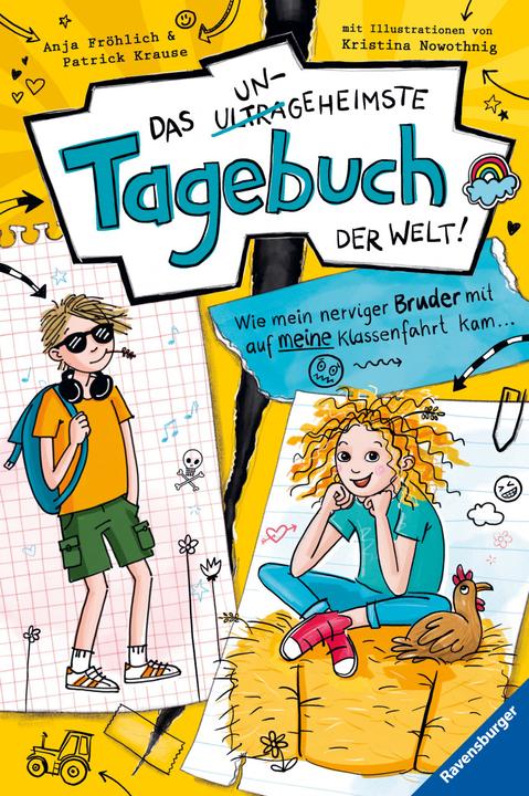 Produktbild Ravensburger Das ungeheimste Tagebuch der Welt! Band 3: Wie mein nerviger Bruder mit auf meine Klassenfahrt ka... (Deutsch, Anja Fröhlich, Kristina Nowothnig, Patrick Krause, 2022)