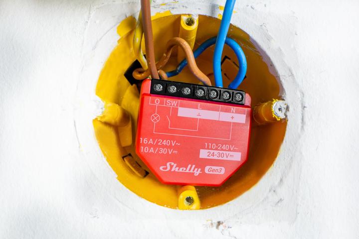 Actual product image Shelly 1PM Gen3 x2 (Switch actuator)