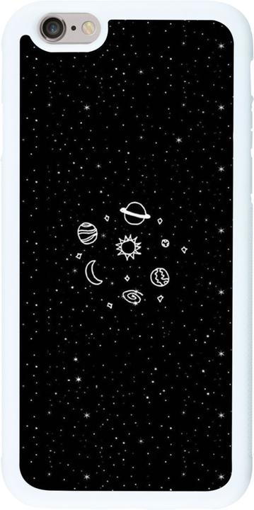 Produktbild PhoneLook Hülle Silikon weiss Space Doodle (Apple iPhone 6)