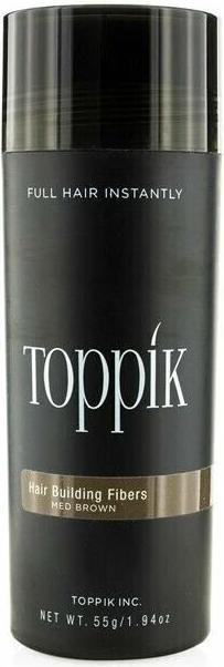 Actual product image Toppik Hair Building Fibers - Medium Brown 55 gr (Medium Brown)