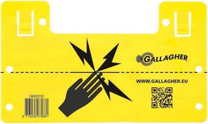 Produktbild Gallagher Warnschild "Elektrozaun"