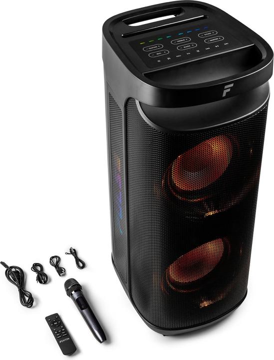 Image du produit Fenton Bluetooth Speaker Pulse200 Schwarz (12 h, Fonctionnement sur batterie, Fonctionnement sur secteur)