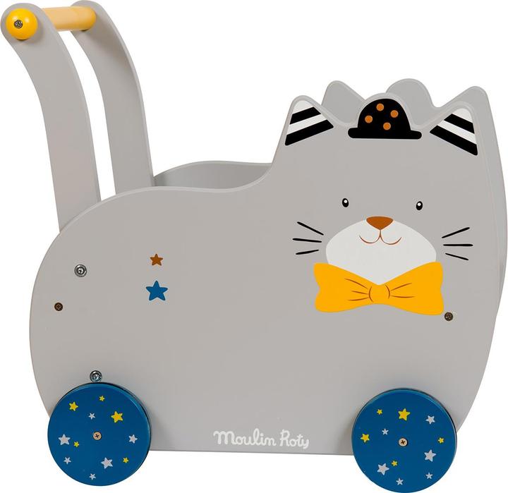 Produktbild Moulin Roty Lernlaufwagen "Les Moustaches"