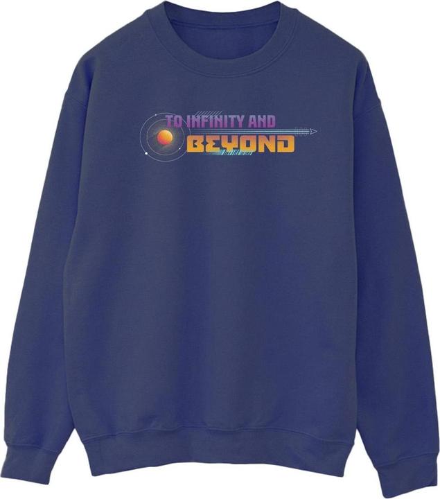 Disney Lightyear Infinity And Beyond Text Sweatshirt (M)