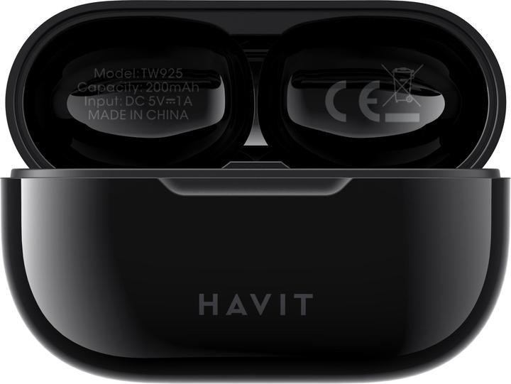 Immagine prodotto Havit TWS Auricolare Bluetooth Nero In Ear Cuffie senza fili Musica Nero (100 h, Senza fili)