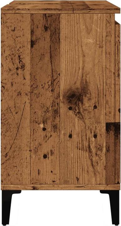 Produktbild VidaXL Waschbeckenunterschrank Unterschrank Badschrank Badmöbel Altholz-Optik (58 x 33 x 60 cm)
