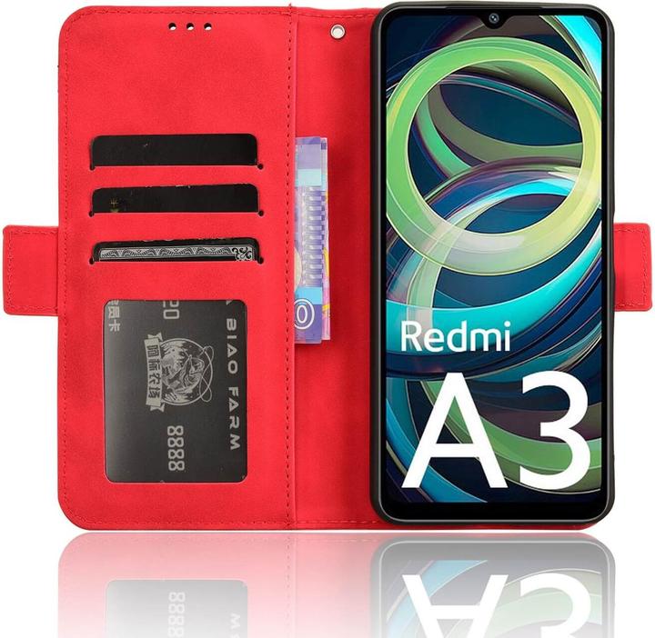 Produktbild Cover-Discount Xiaomi Redmi A3 - Etui viele Kartenfächer (Xiaomi Redmi A3)