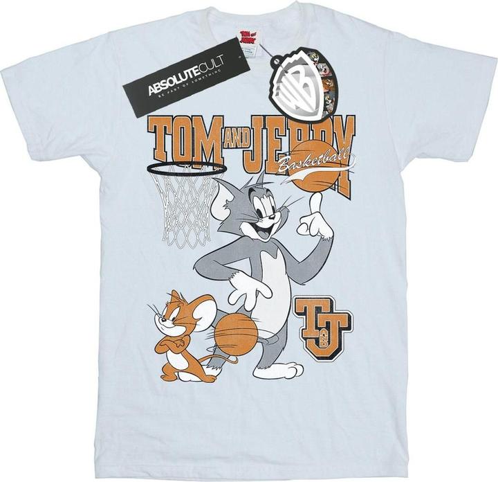 Image du produit Tom & Jerry - T-shirt SPINNING BASKETBALL - Fille (152, 158)