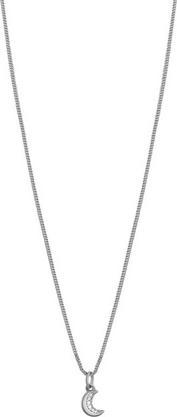 Immagine prodotto Rosato - Silver necklace Moon with zircons Allegra RZAL029 (chain. pendant)