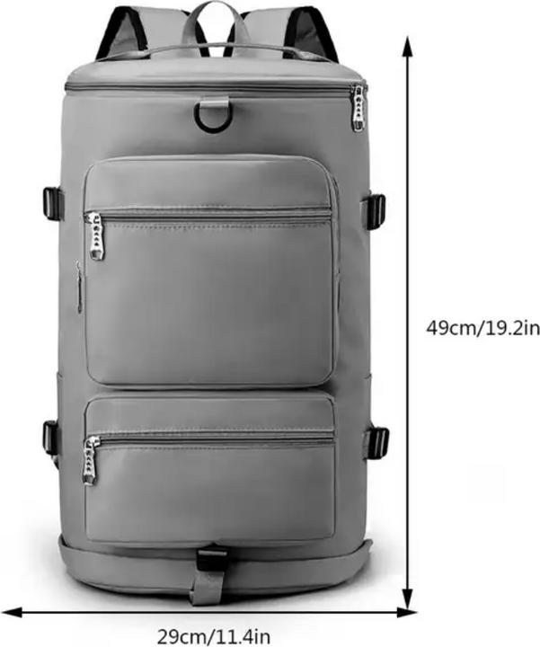Produktbild Only-Bags.Store Reise-Rucksack, grosse Kapazität Wandern Rucksack, trocken-nass Trennung Gepäcktasche