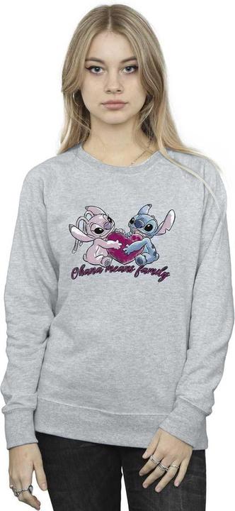 Image du produit Disney - Sweat LILO AND STITCH OHANA HEART WITH ANGEL - Femme (XXL)