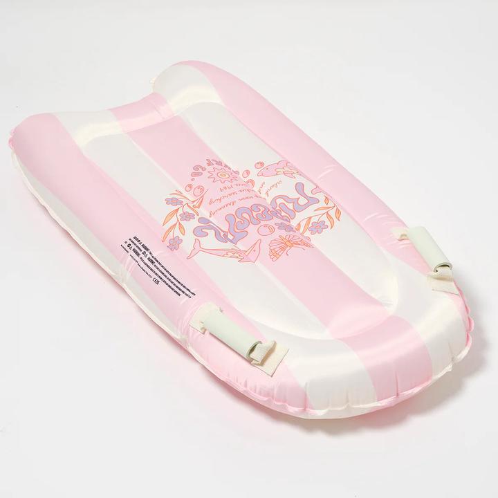 Produktbild Sunnylife Kids Surf Mat Dolphin Surf Co Pink Stripe