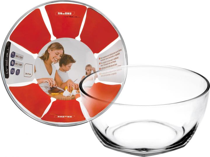 Immagine prodotto Ibili Schüssel aus Glas Kristall 19 cm Für Desserts, Obst oder Dekorationen geeignet (2 x)