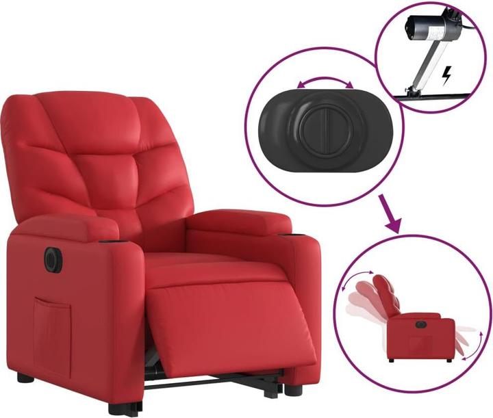 Produktbild VidaXL Relaxsessel mit Aufstehhilfe Elektrisch Kunstleder
