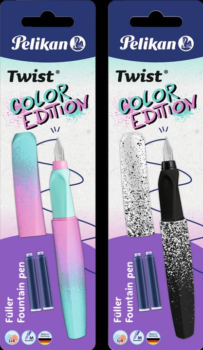 Image du produit Pelikan Stylo plume (système de remplissage par cartouche) Twist® Color Edition Stylo plume pour (Couleurs assorties)