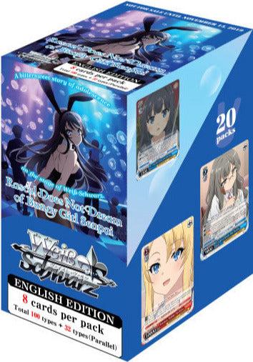 Image du produit Weiss Schwarz Rascal Does Not Dream of Bunny Girl Senpai (Anglais, Pack de boosters)