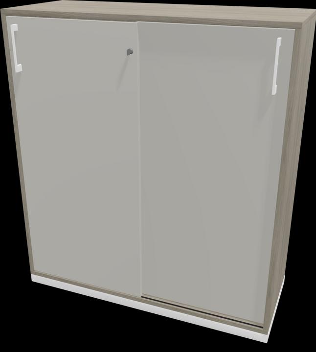 Bianco, Grigio perla, Legno decorativo grigio con struttura