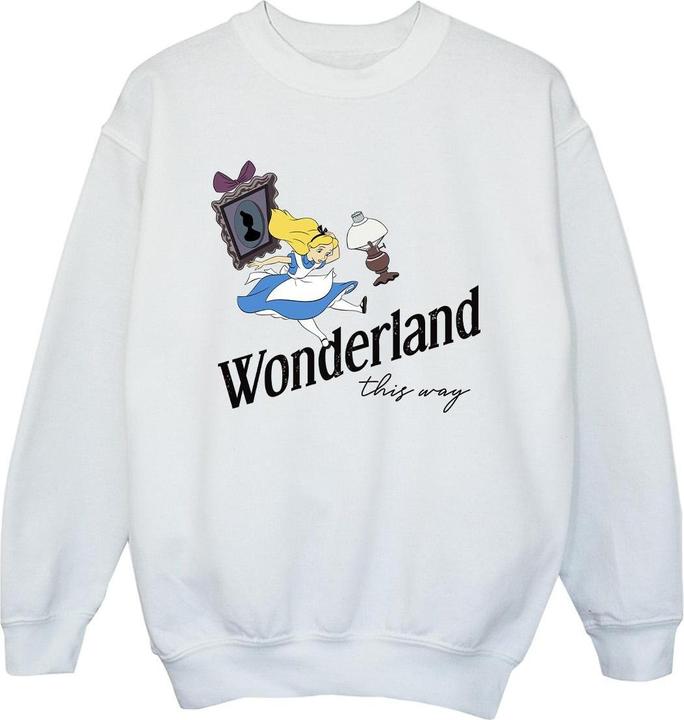 Produktbild Disney Alice In Wonderland This Way Sweatshirt Mädchen (140, 146)