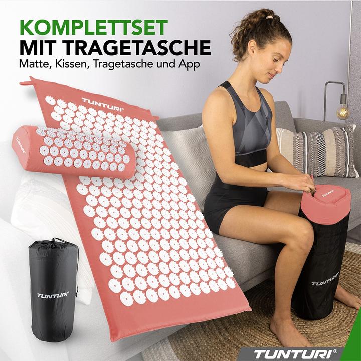 Actual product image Tunturi Acupressure Mat And Pillow (20 mm)