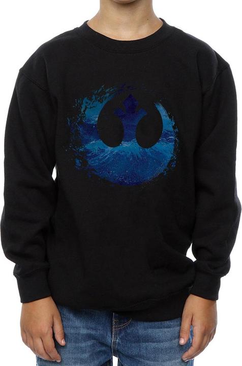 Produktbild Star Wars The Rise Of Skywalker Resistance Symbol Wave Sweatshirt Jungen (152, 158)