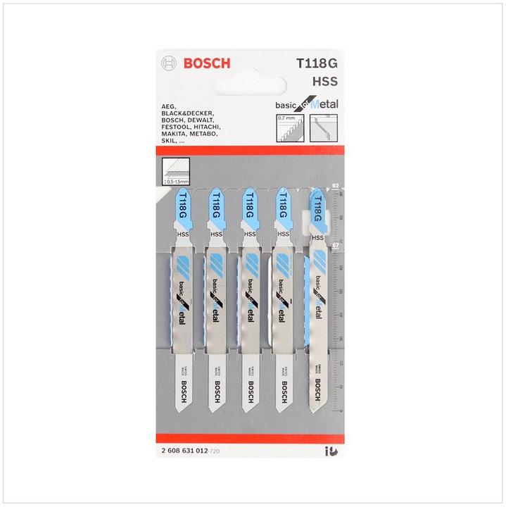 Immagine prodotto Bosch Professional Zubehör T 118 G Basic