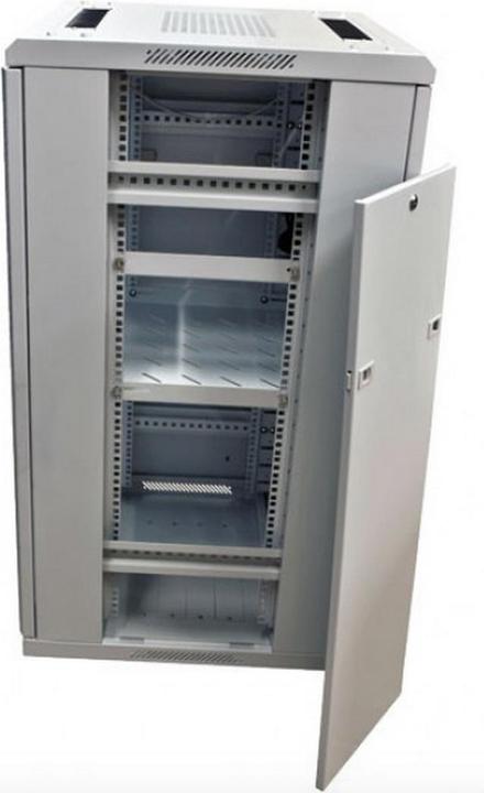 Immagine prodotto Allnet 19 Cabinet 42U L800 / P900mm *grigio chiaro* Serie SNB con porta in vetro (10.87 HE, Rack da 19 pollici)