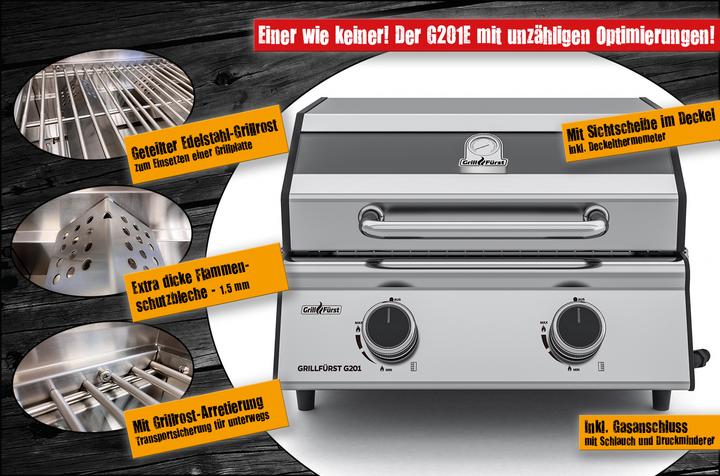 Image du produit Grillfürst G201E Portable v2 (4.40 kW)