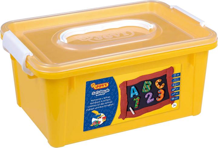 Produktbild Jovi Knetmasse Soft Dough Blandiver Meine ersten Buchstaben und Zahlen