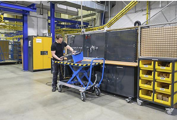 Produktbild eurokraft pro Scherenhubtischwagen (1000 kg)
