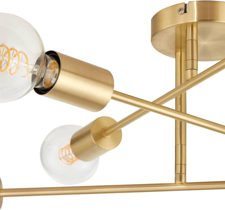 Produktbild Lindby Aloria Deckenleuchte, sechsflammig, gold (E27)