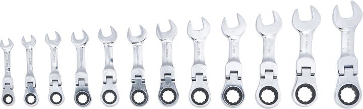 Produktbild BGS Ratschenring-Maulschlüssel-Satz extra kurz SW 8 - 19 mm 12-tlg. (19 mm, 8 mm, 10  mm, 14 mm, 18 mm, 11 mm, 12 mm, 17 mm, 15 mm, 13 mm, 9 mm, 16 mm)