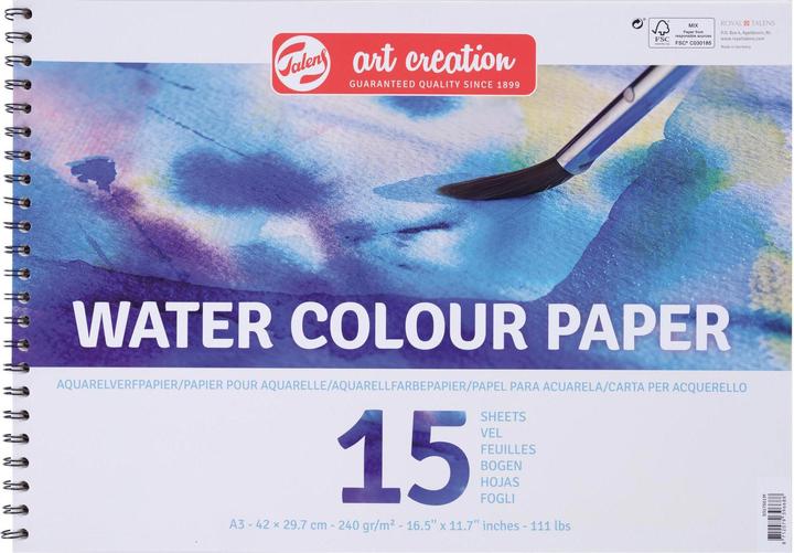 Talens Aquarellpapier (A3, Blanko)