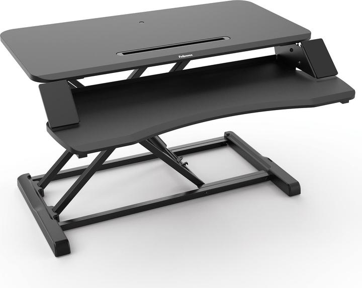 Image du produit Fellowes Corsivo™ poste de travail assis/debout, HxLxP 110 x 800 x 615 mm, noir.