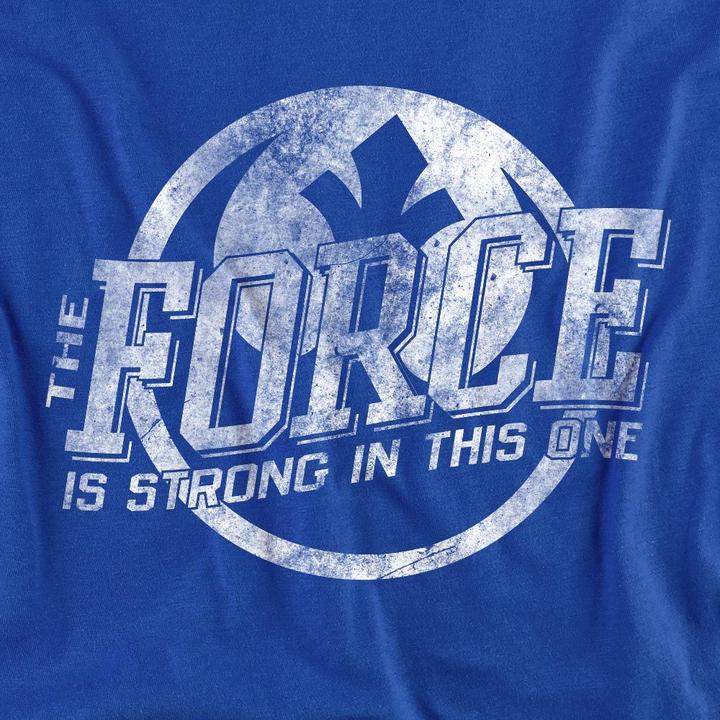 Actual product image Star Wars Unisex Adult The Force Is Strong T-Shirt (L)