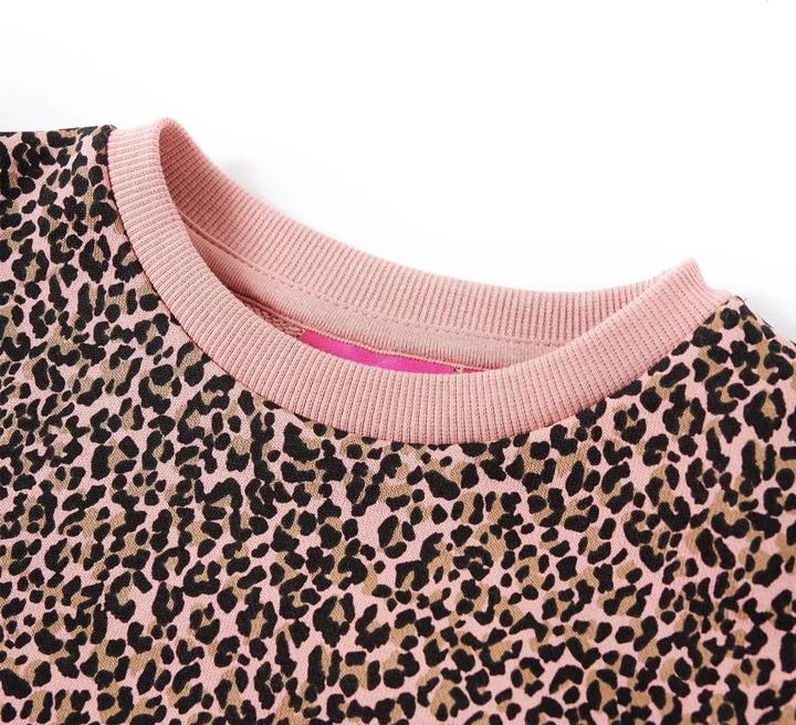 Produktbild VidaXL Kinder-Pulloverkleid Mittelrosa 104,Material: 95 (104)