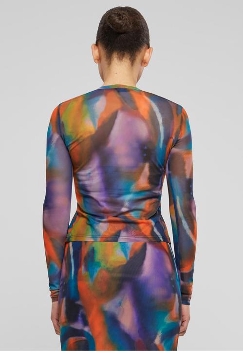 Immagine prodotto Urban Classics Maglia a maniche lunghe AOP da donna - 138403 (5XL)