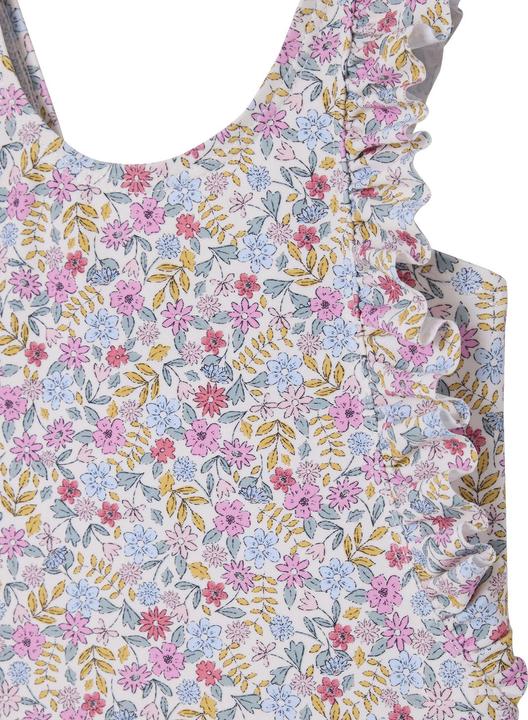 Produktbild Vertbaudet Mädchen Baby Badeanzug mit Volants, Blumenprint (86)