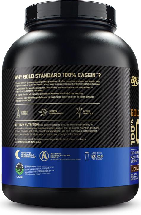 Produktbild Optimum Nutrition Gold Standard 100% Casein (Schokolade, 1 Stk., 1820 g)