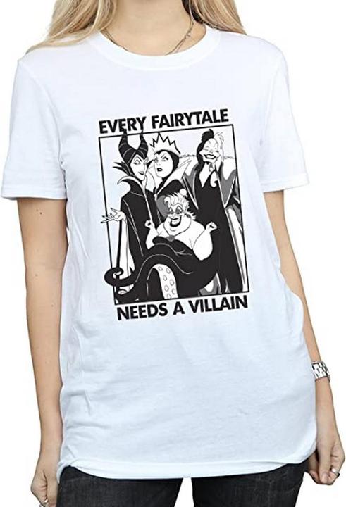 Image du produit Disney T-shirt en coton Femme/Ladies Every Fairy Tale Needs A Villain (Chaque conte de fées a besoin d'un (M)