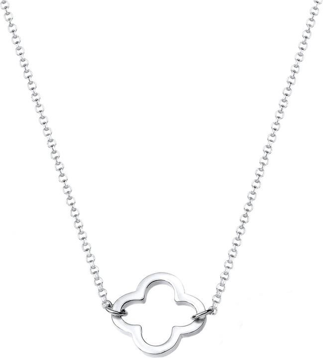 Elli Kleeblatt Glücksbringer Filigran (Sterling Silber, 40 cm)