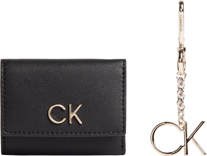 Image du produit Calvin Klein Re-Lock Trifold + Keyfob XXS noir