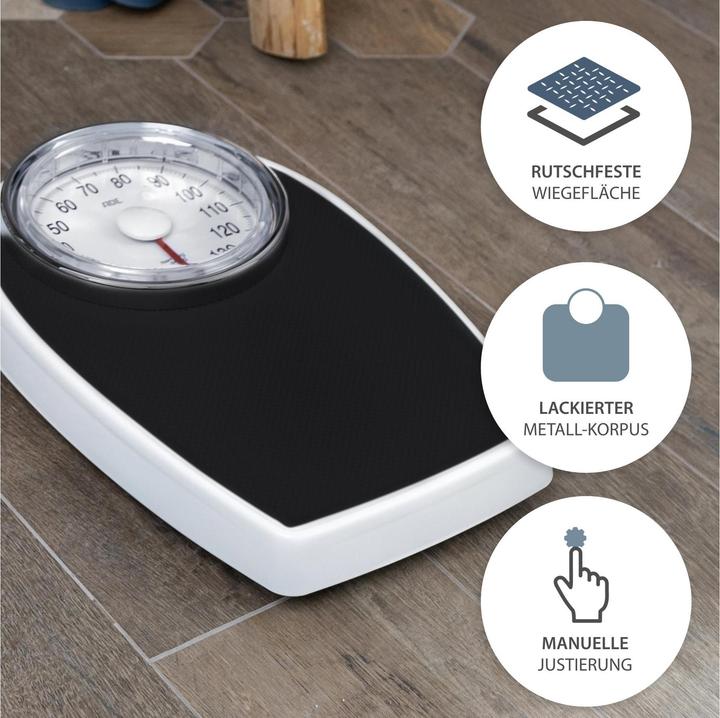 Produktbild ADE Personenwaage Victoria schwarz (136 kg)