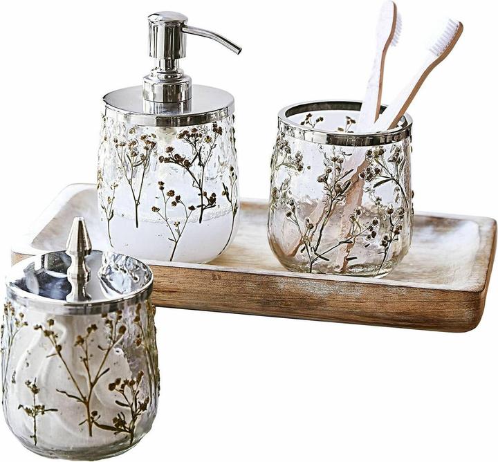 Actual product image Loberon Bathroom set Elorisse clear/yellow