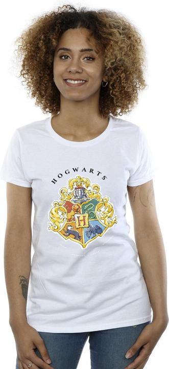 Actual product image Womens/Ladies Hogwarts School Emblem Cotton T-Shirt (S)